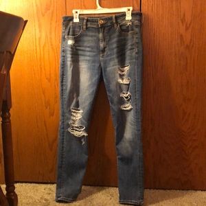 American Eagle Ripped Skinny Jeans